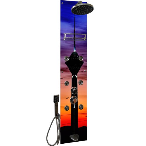 پانل دوش شیشه ای طرح میلاد